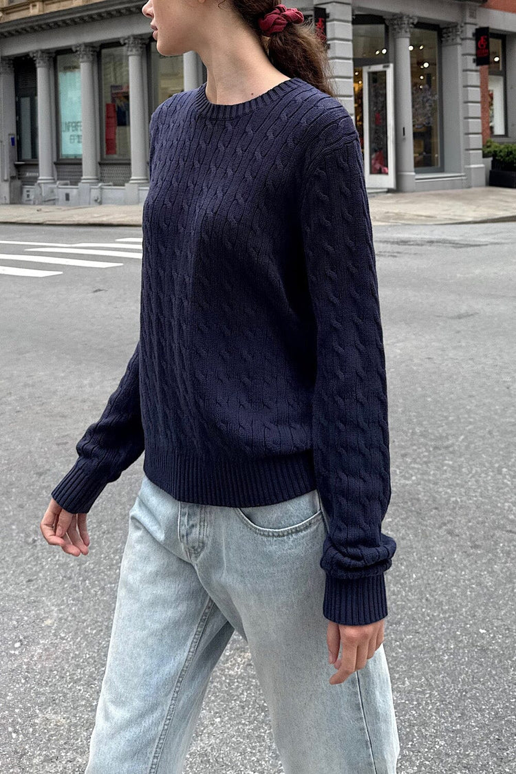 Martha Sweater | Classic Navy / S/M