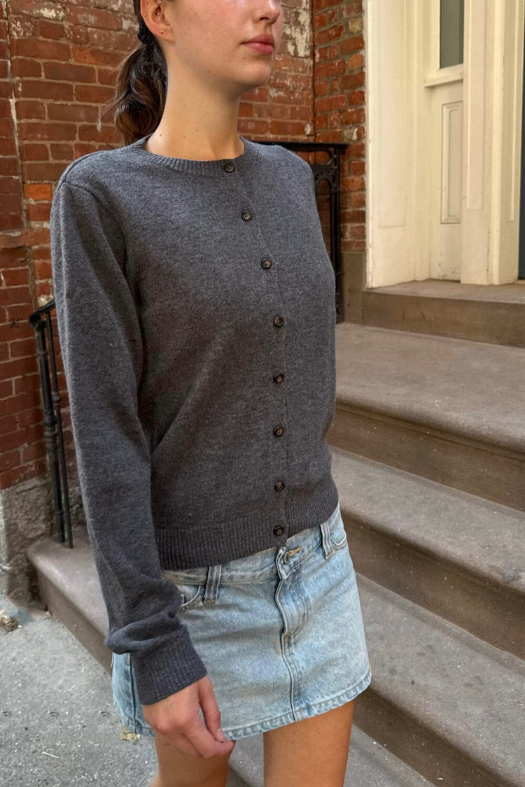 Amelie Cardigan | Charcoal / S/M