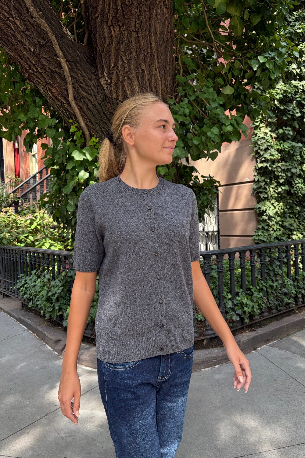 Finley Top | Dark Grey / S