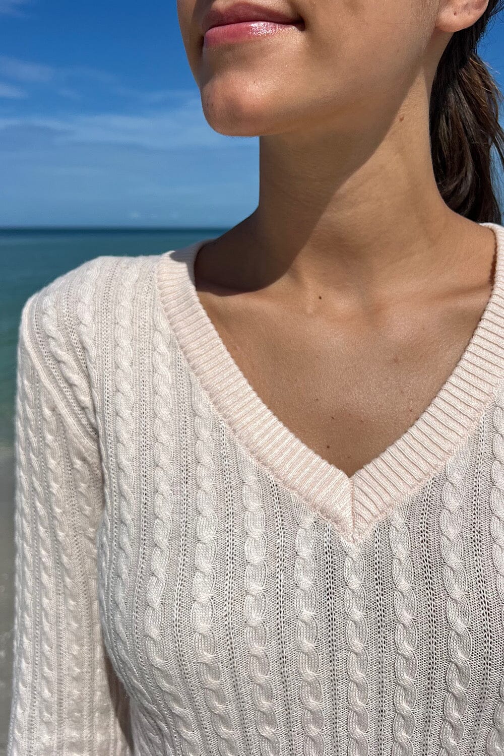 Alina Sweater | Pastel Pink / XS/S