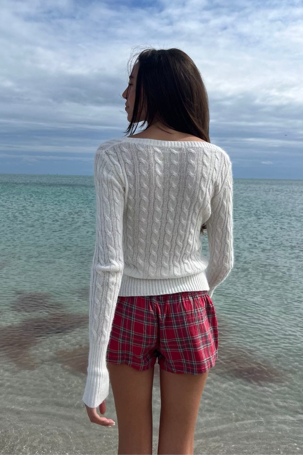Alina Sweater | White / XS/S