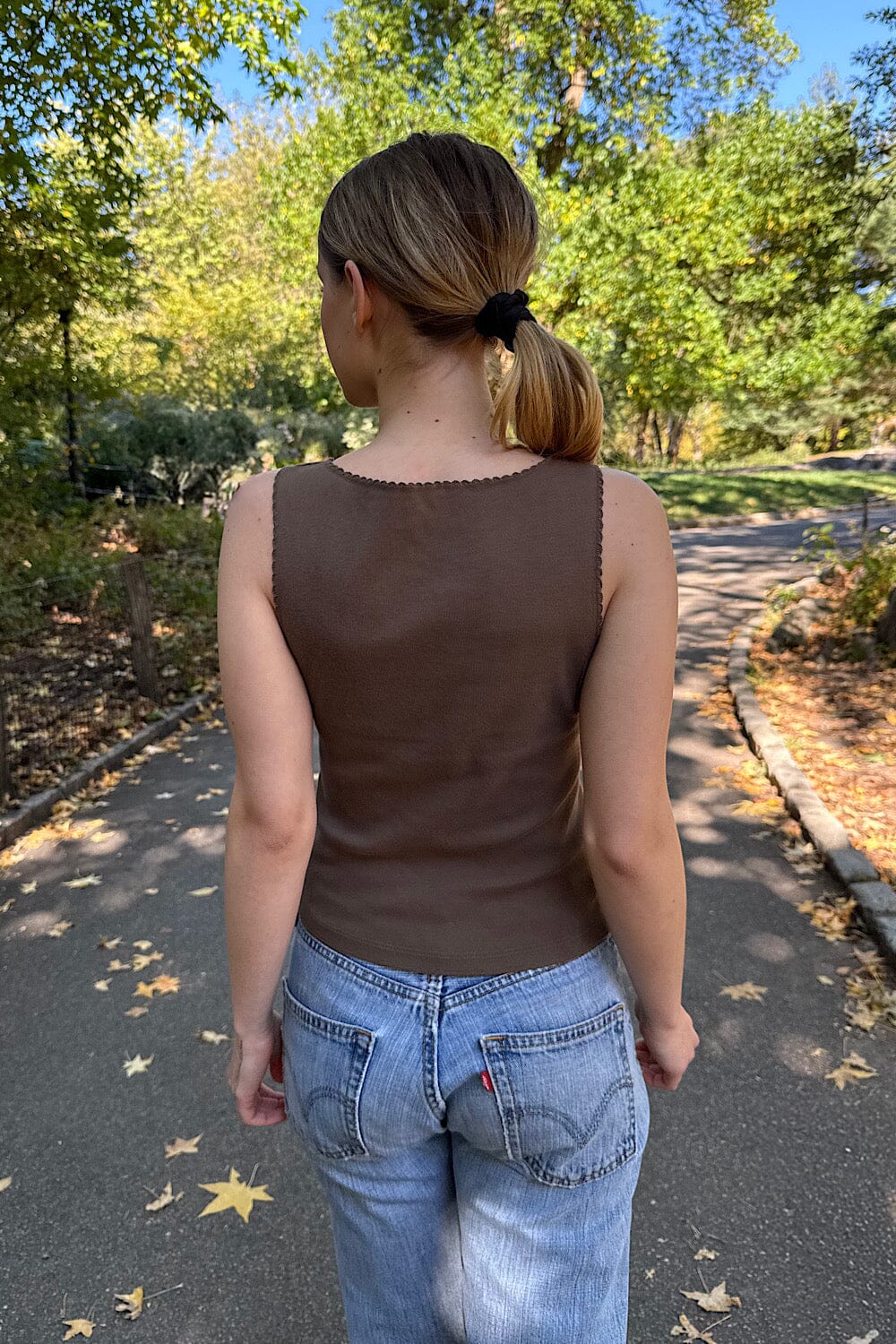 Vicki Tank | Dark Brown / XS/S