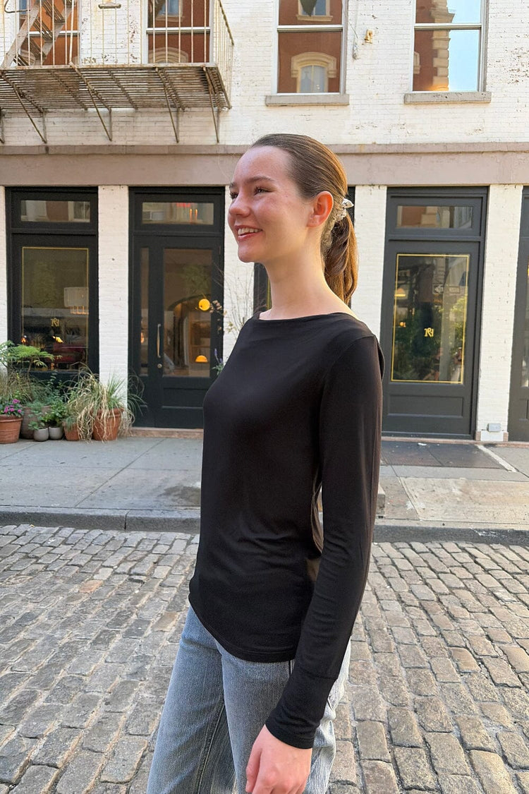 Aina Top | Black / XS/S