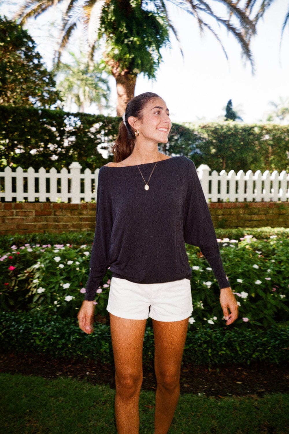 Aina Top | Dark Navy / XS/S