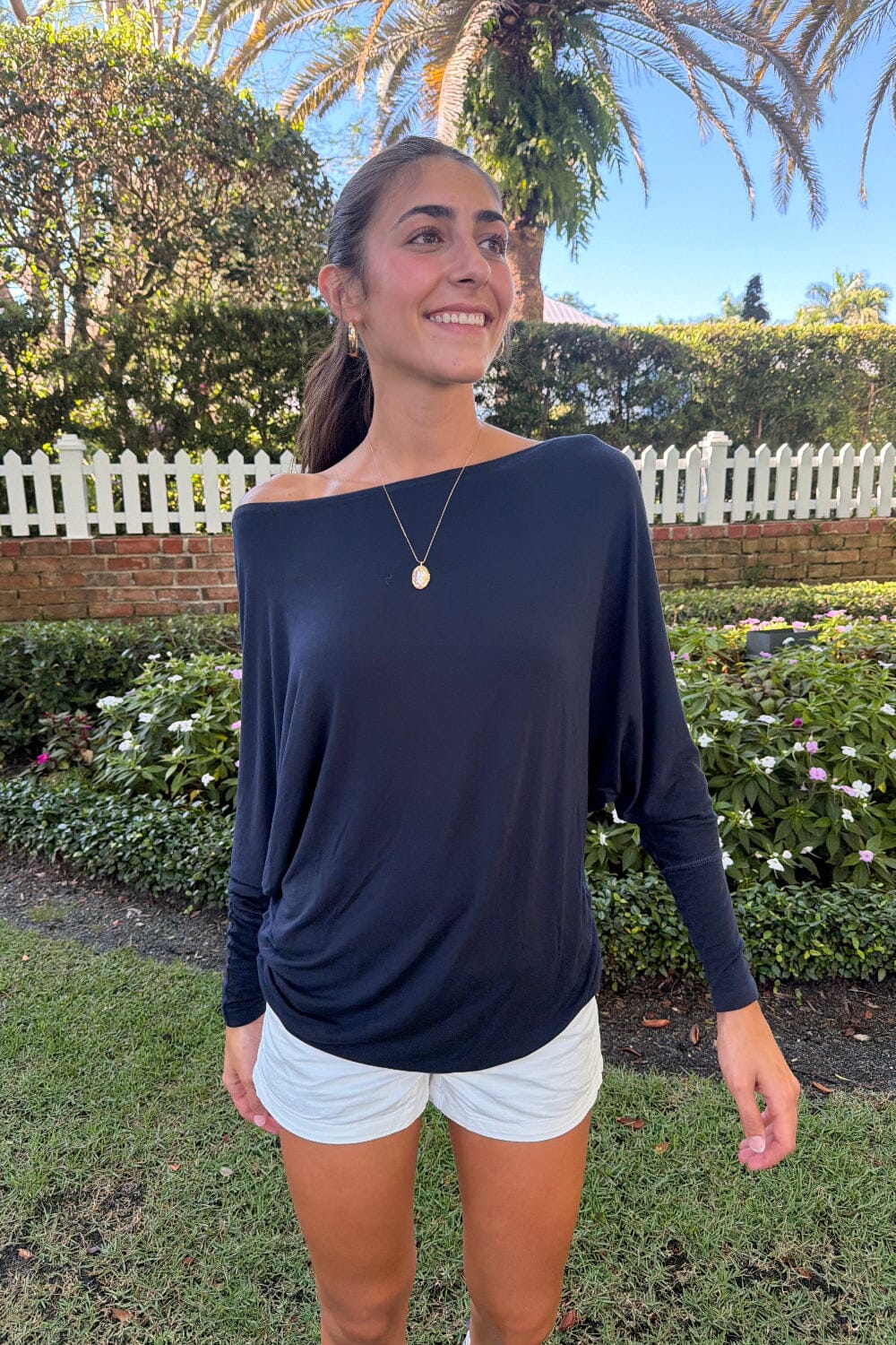 Aina Top | Dark Navy / XS/S