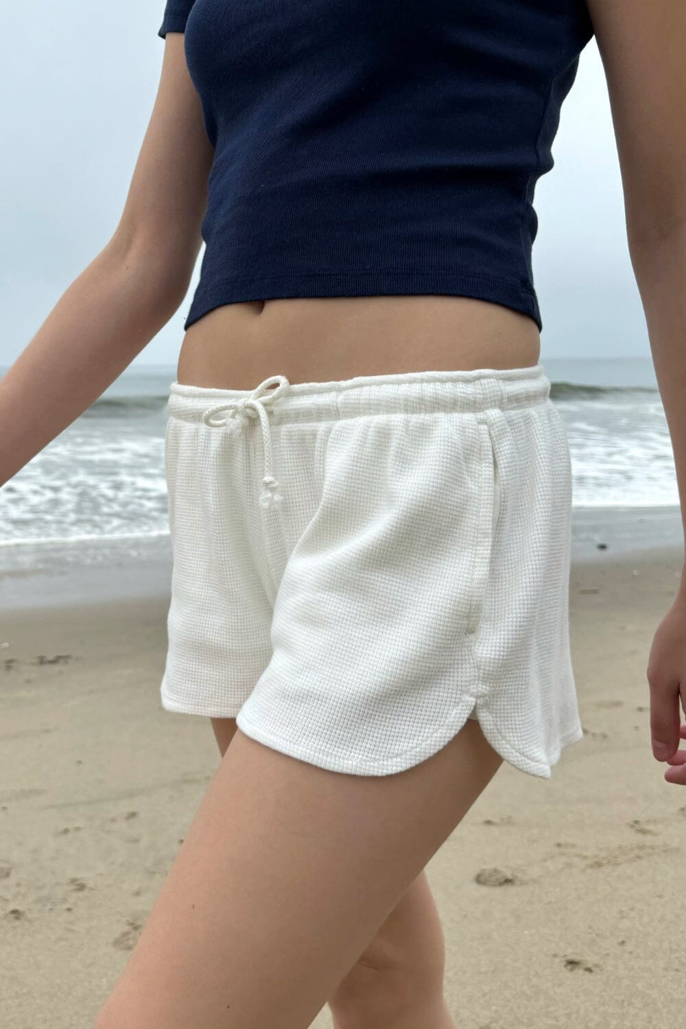 Summer Thermal Shorts | White / XS