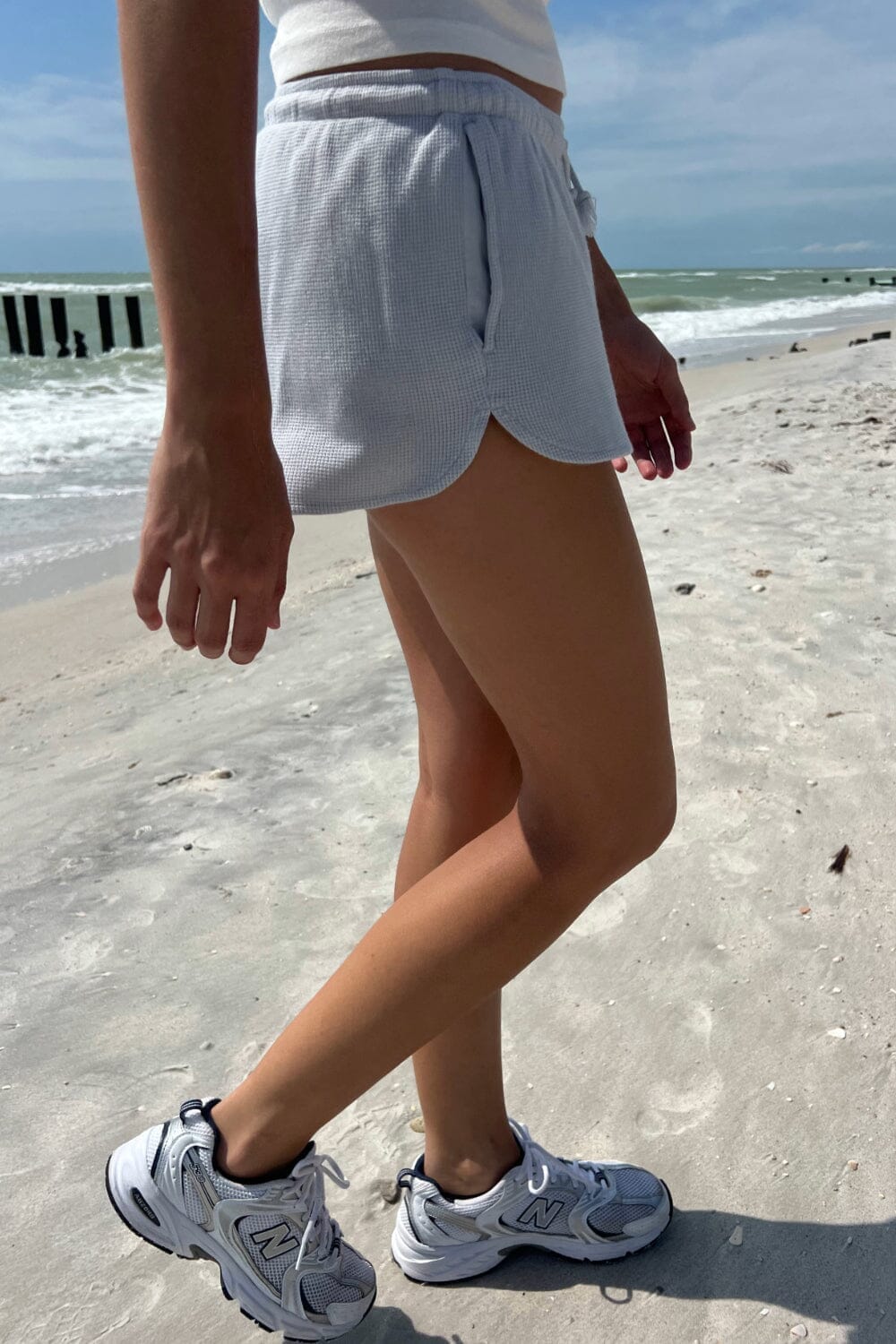 Summer Thermal Shorts | Pastel Blue / XS