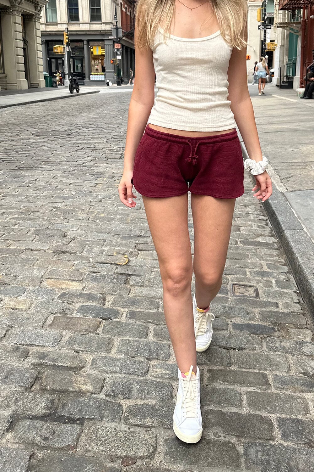 Summer Thermal Shorts | Maroon / XS