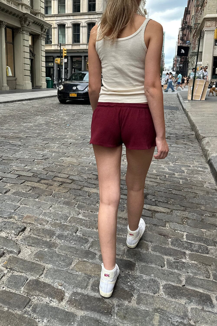 Summer Thermal Shorts | Maroon / XS