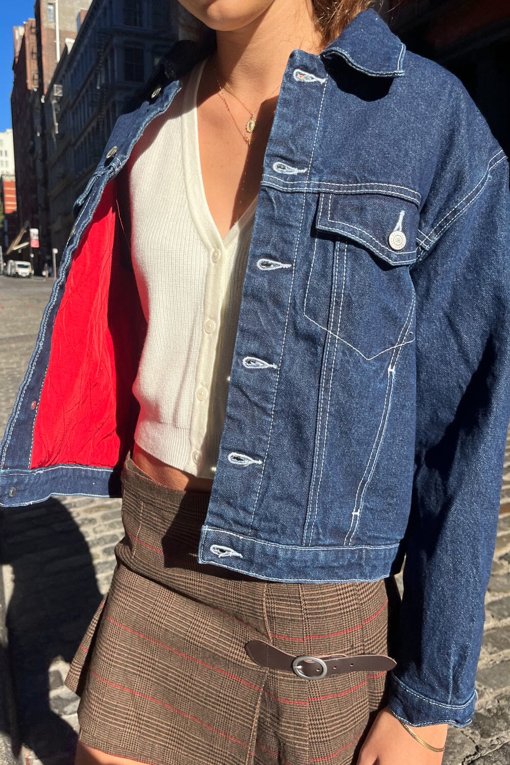 Kaylee Dark Wash Denim Jacket | Dark Denim / S