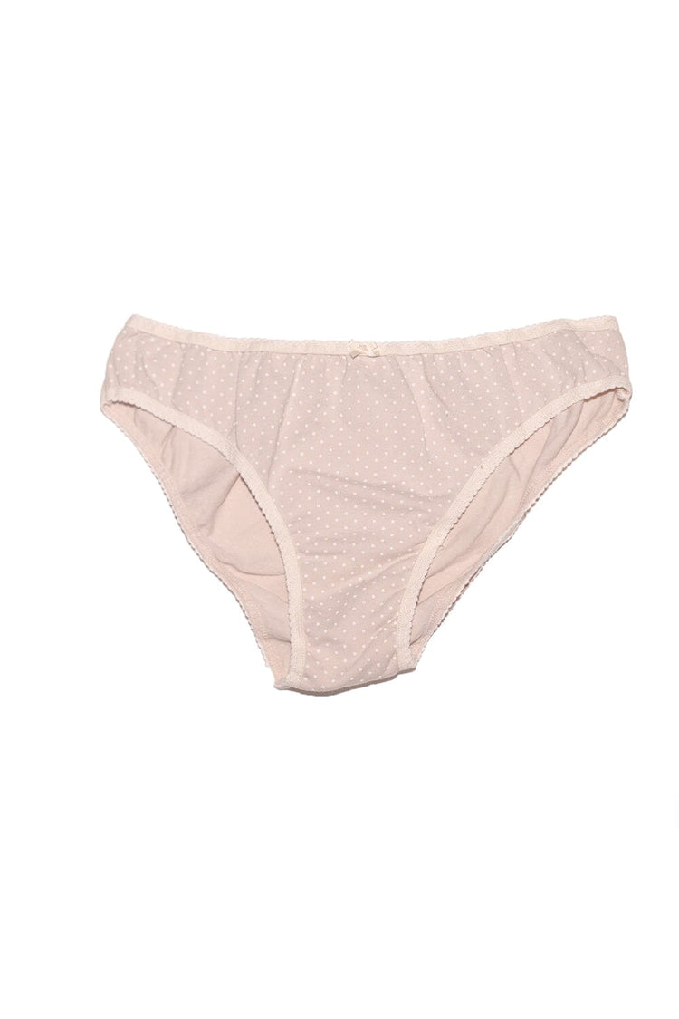 Sous-vêtements à pois | Pink and White Polka Dots / XS/S