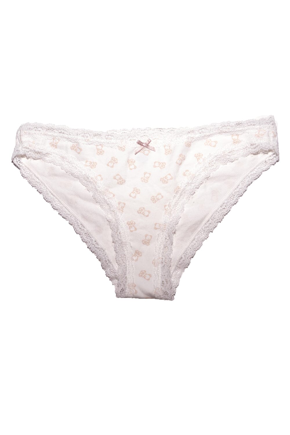 Teddy Bear Lace Underwear | Teddy Bear Brown / XS/S
