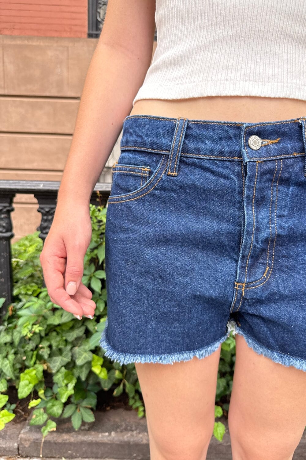 Shorts en jean Gail (Ne pas activer) OK | Dark Denim / S