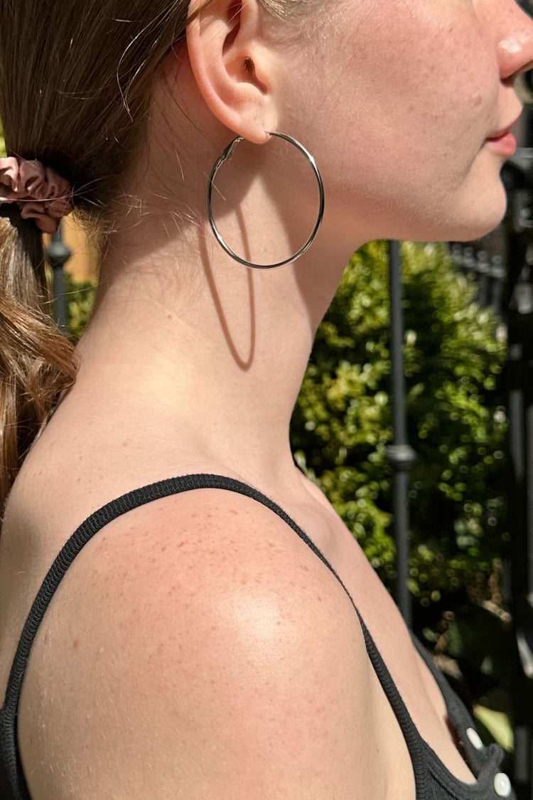 Hoop Earrings | Silver