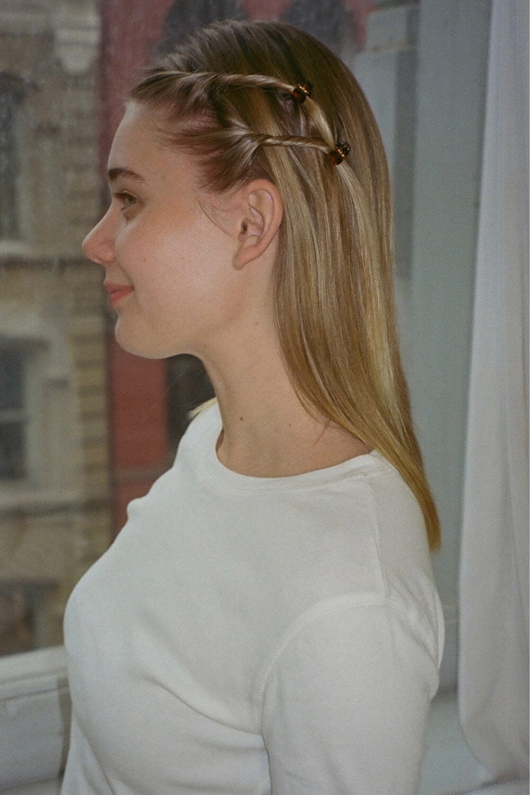 Mini Hair Claws | Dark Tortoise