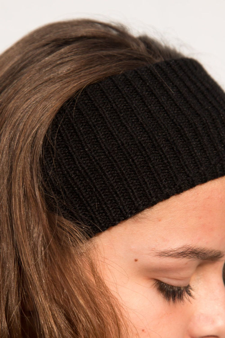 Knit Headband | Black