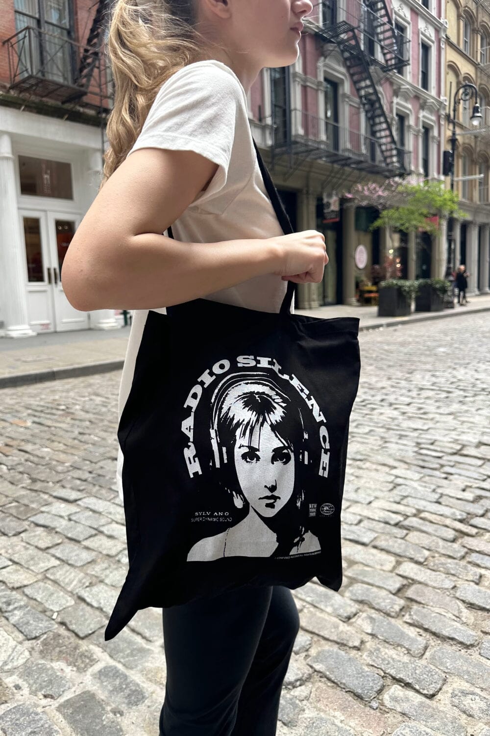 Radio Silence Tote Bag | Black