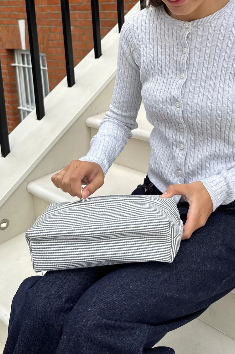 Stripes Makeup Bag | 