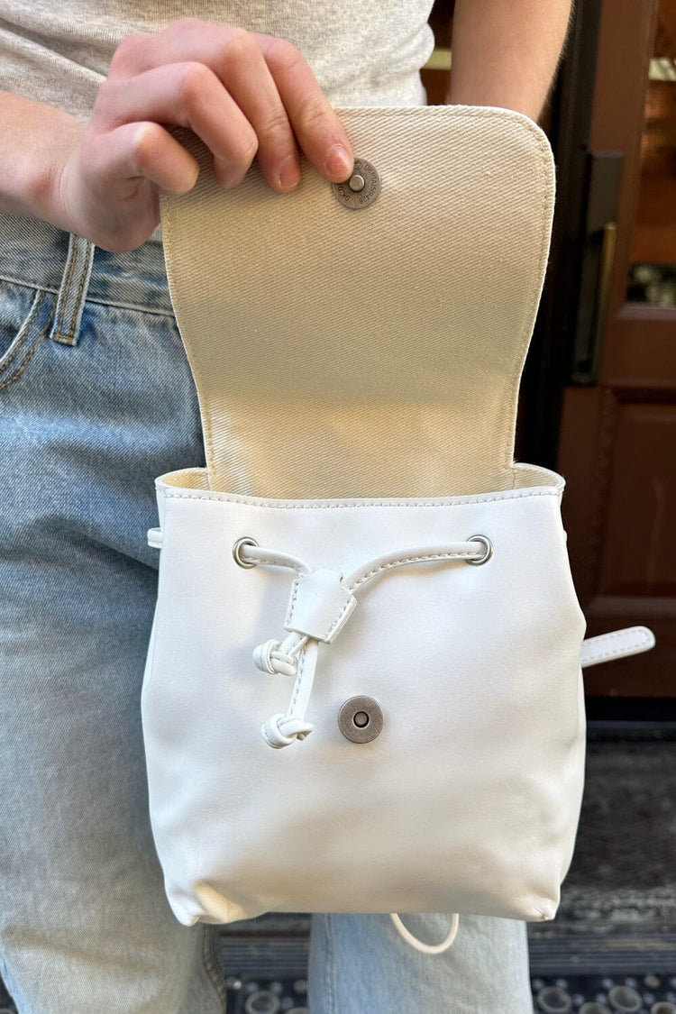 Mini Backpack | White