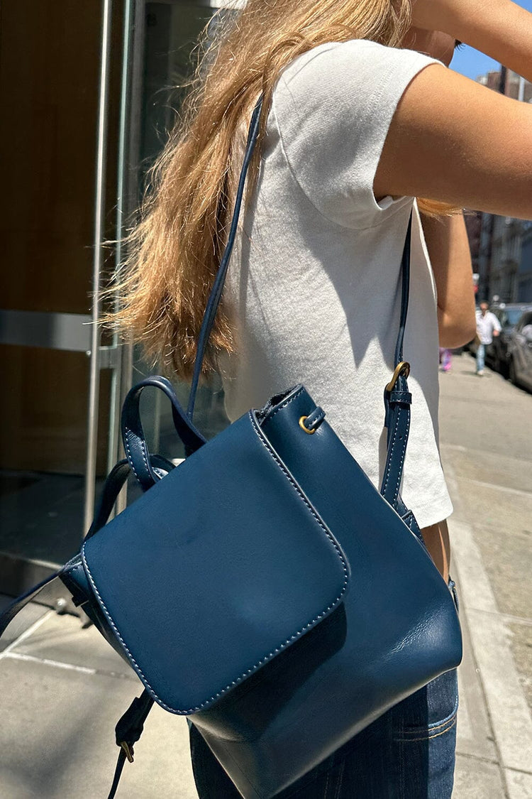 Mini Backpack | Navy Blue