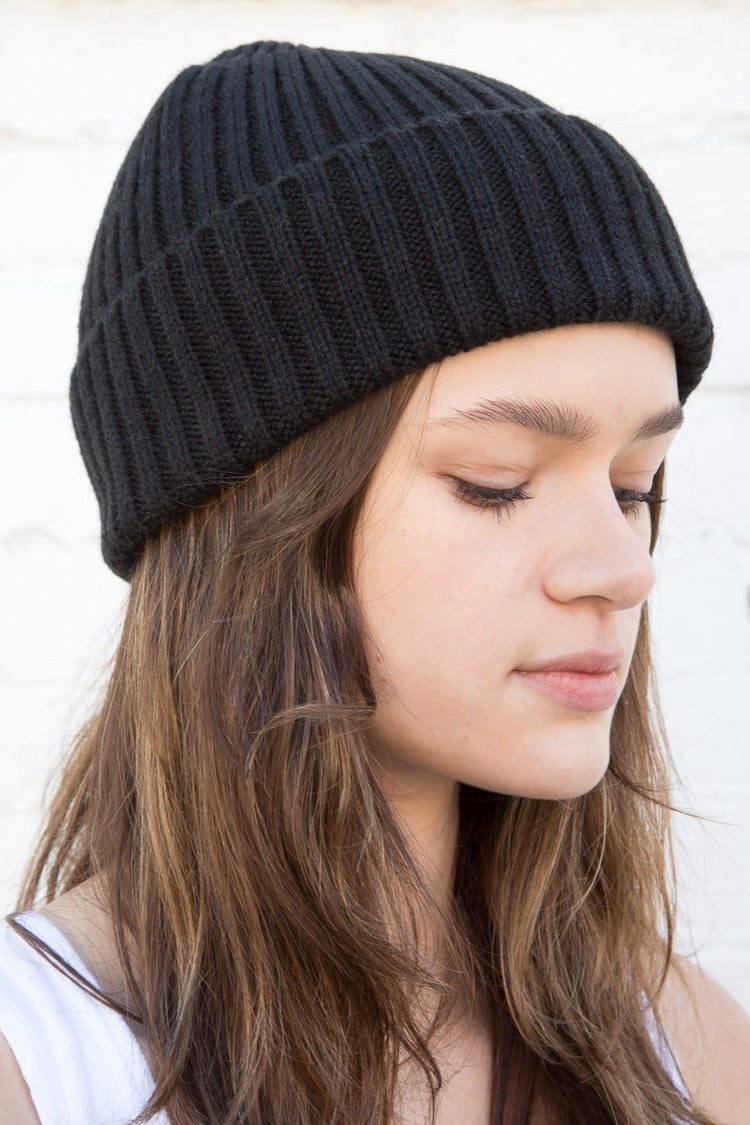 Knit Beanie | Black