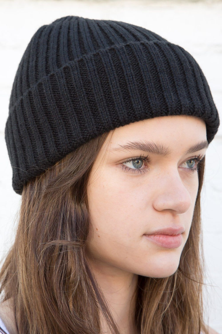Knit Beanie | Black