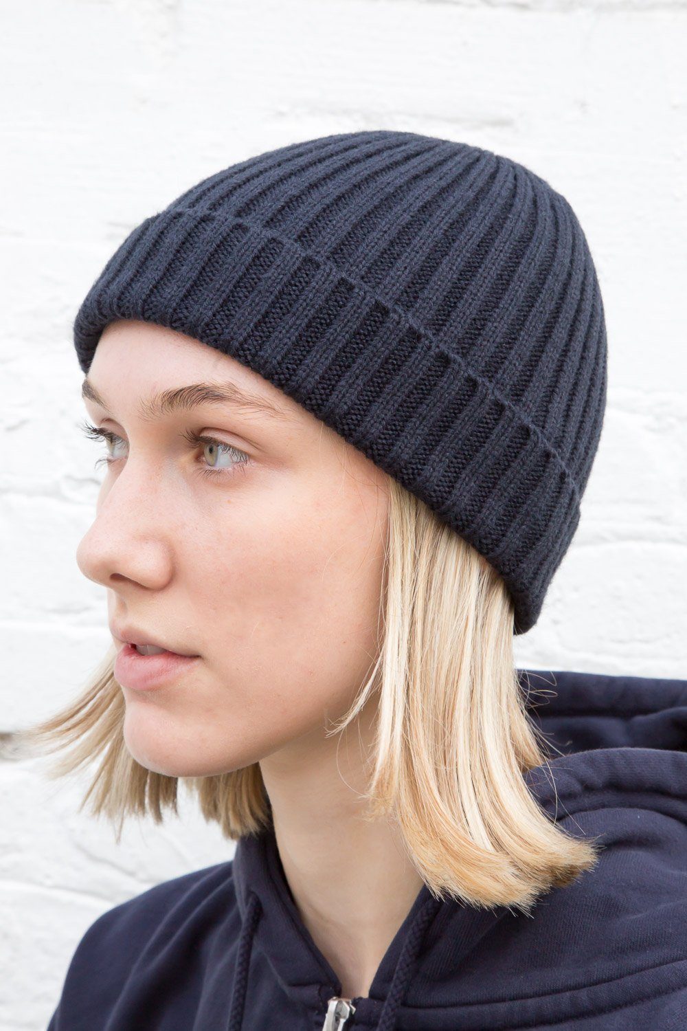 Knit Beanie | Navy Blue