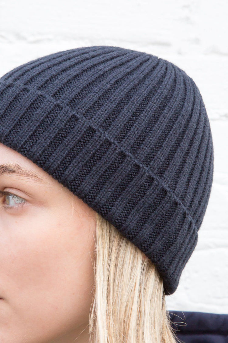 Knit Beanie | Navy Blue