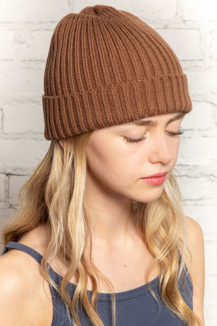 Bonnet tricoté (ne pas activer) OK | Brown