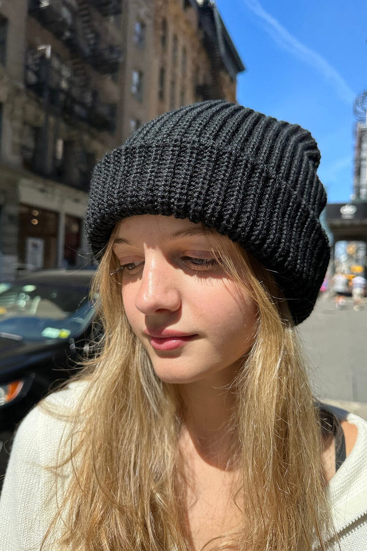 Knit Beanie | Black