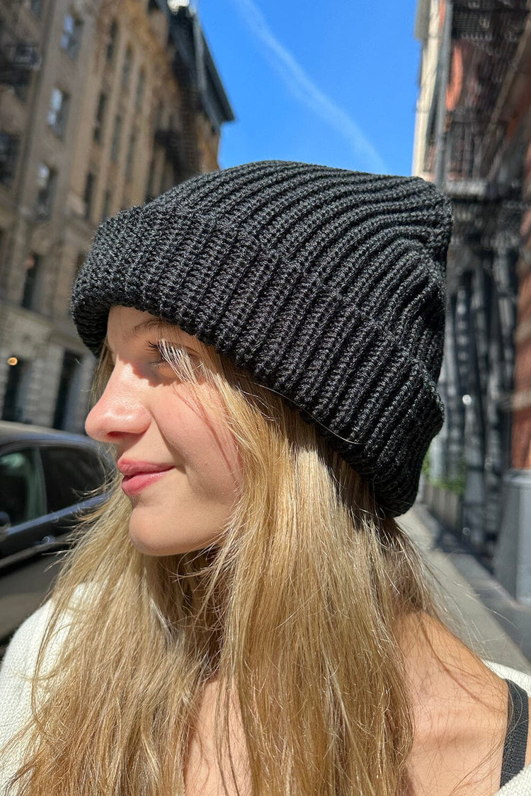 Knit Beanie | Black