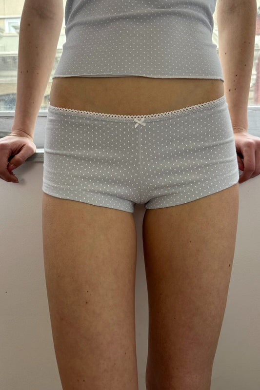 Light Blue With Polka Dots / XS/S