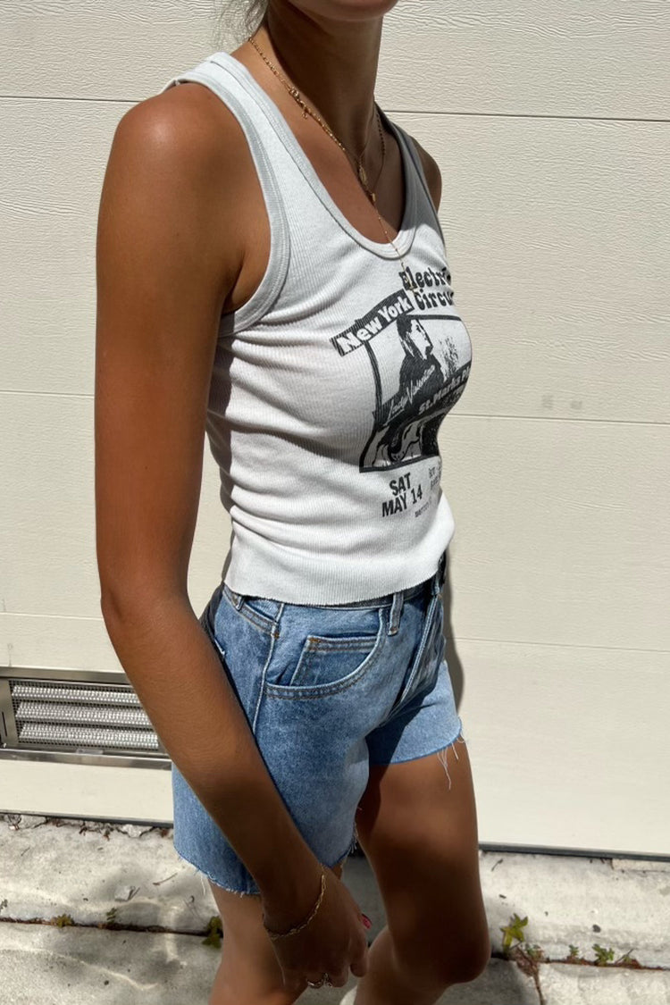 Connor Electric Circus Tank | Cropped Fit
