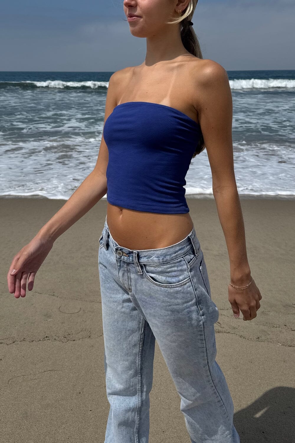 Amelia Crop Top | Royal Blue / XS/S