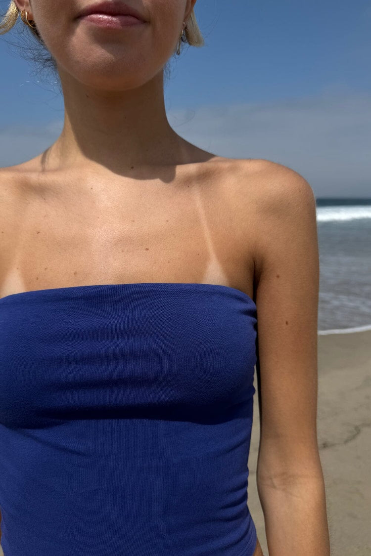 Amelia Crop Top | Royal Blue / XS/S