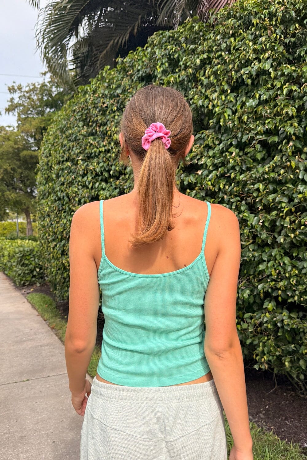Skylar Ribbed Tank | Seafoam Teal / XS/S