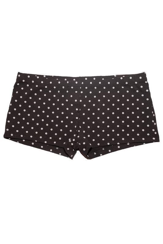 Black With White Polka Dots / XS/S