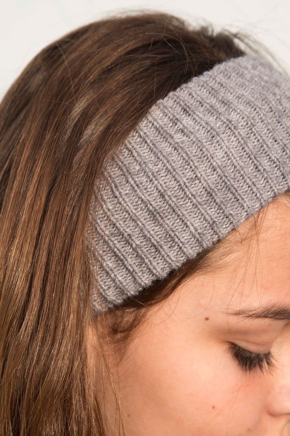 Knit Headband | Grey