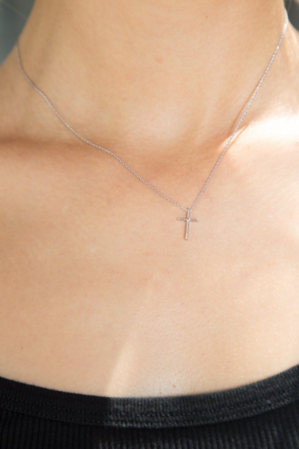 Collier croix | Silver