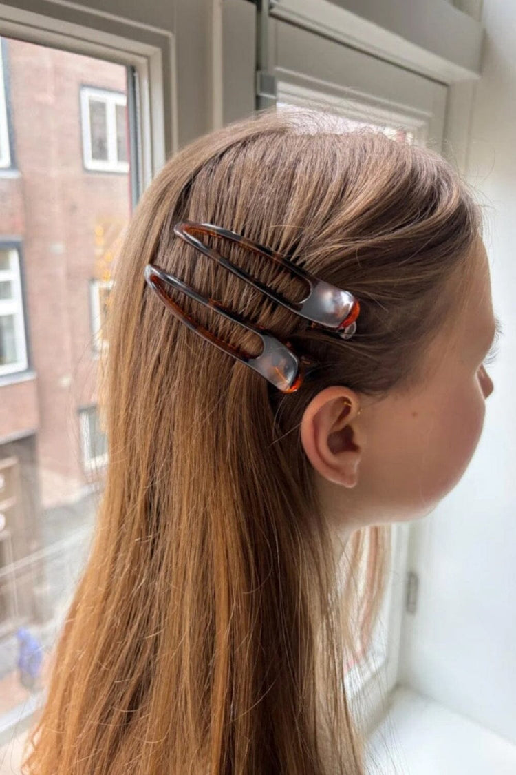Hair Clips | Dark Tortoise