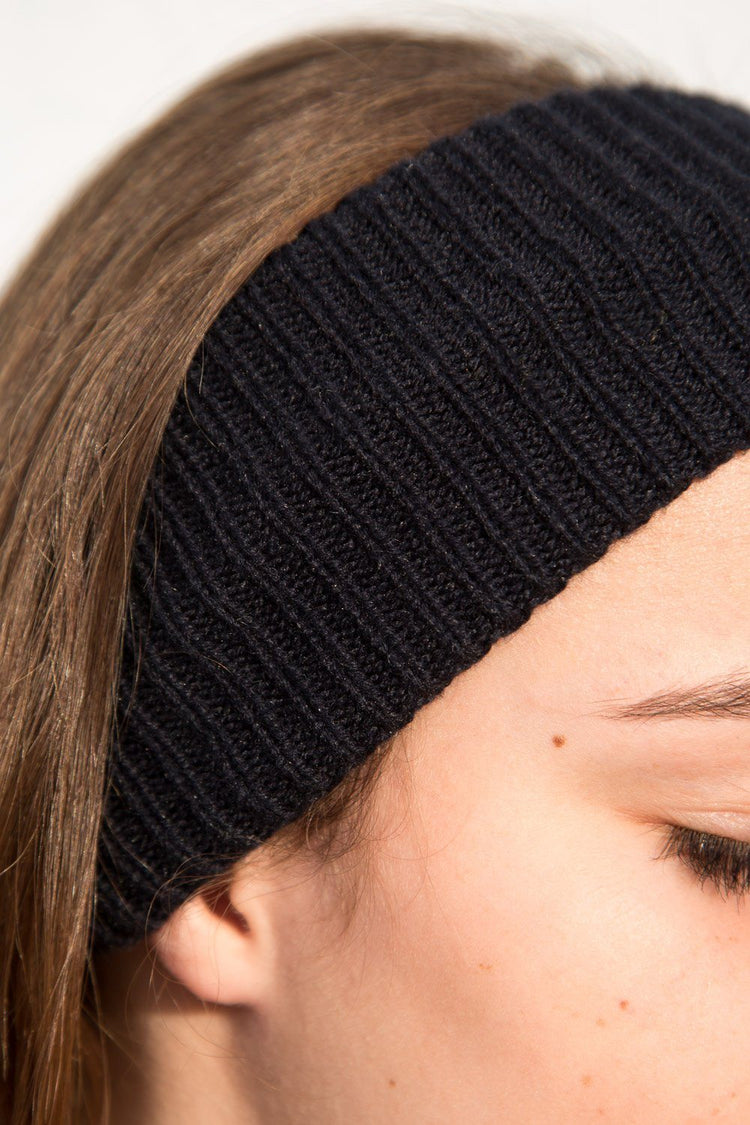 Knit Headband | Navy Blue